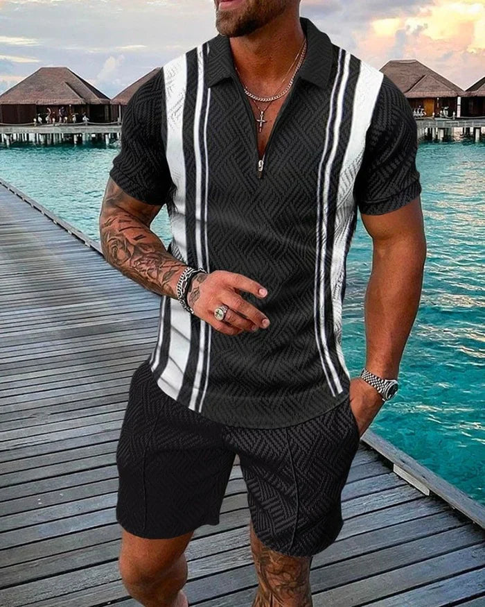 Dominic Polo Shirt And Shorts Co-Ord
