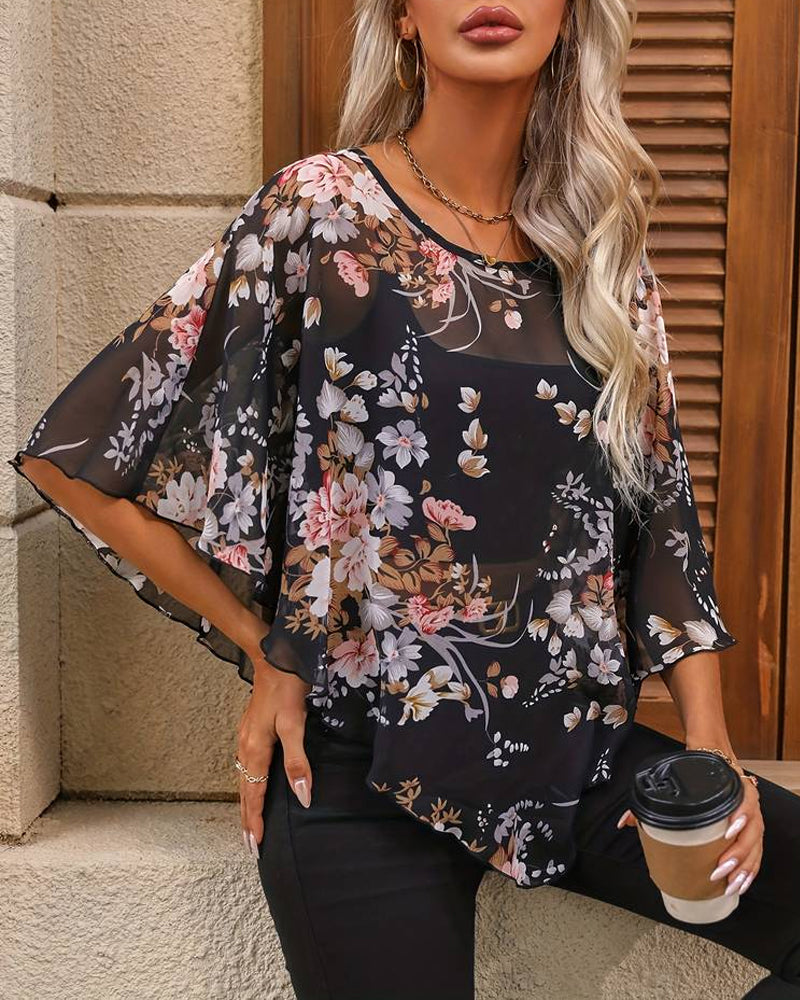Alexia | Elegante blouse met bloemenprint