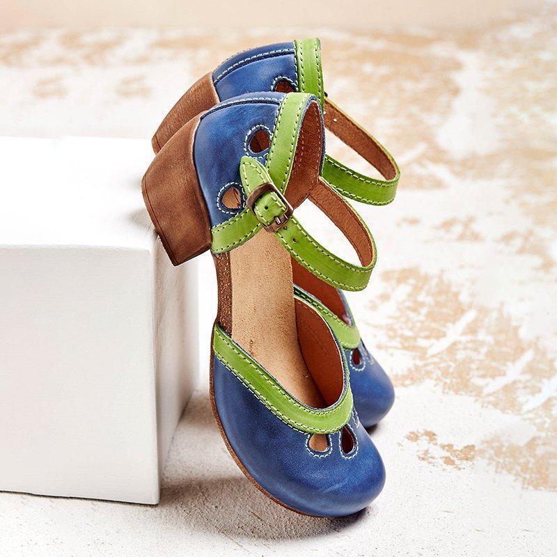 ANJA | Comfortabele sandalen met lage hakken