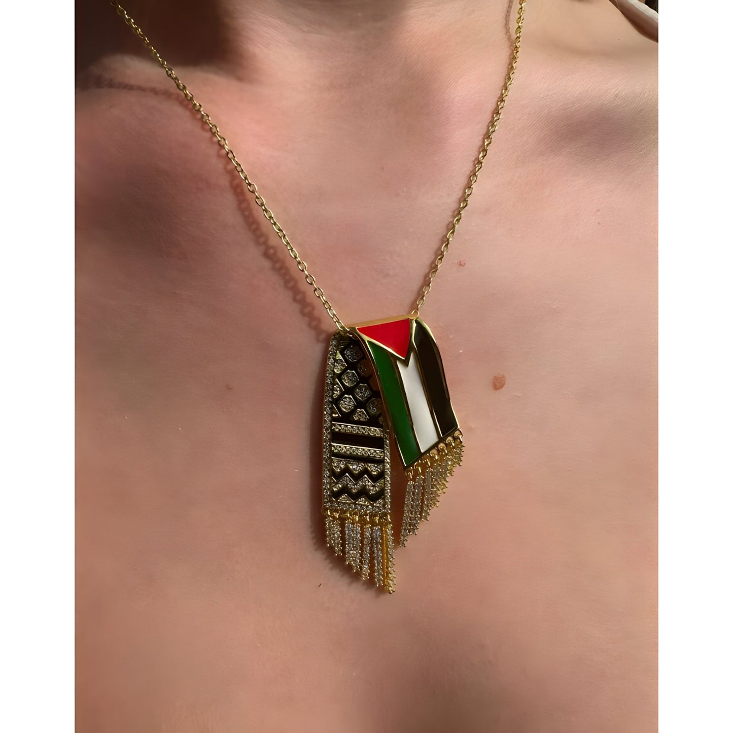 Keffiyeh Ketting | FREEPALESTINA x Bevulo