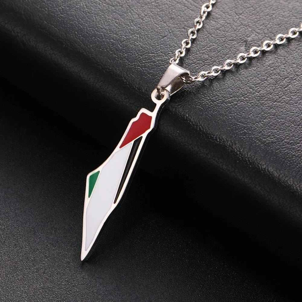 FREE PALESTINA | Ketting met Landkaart